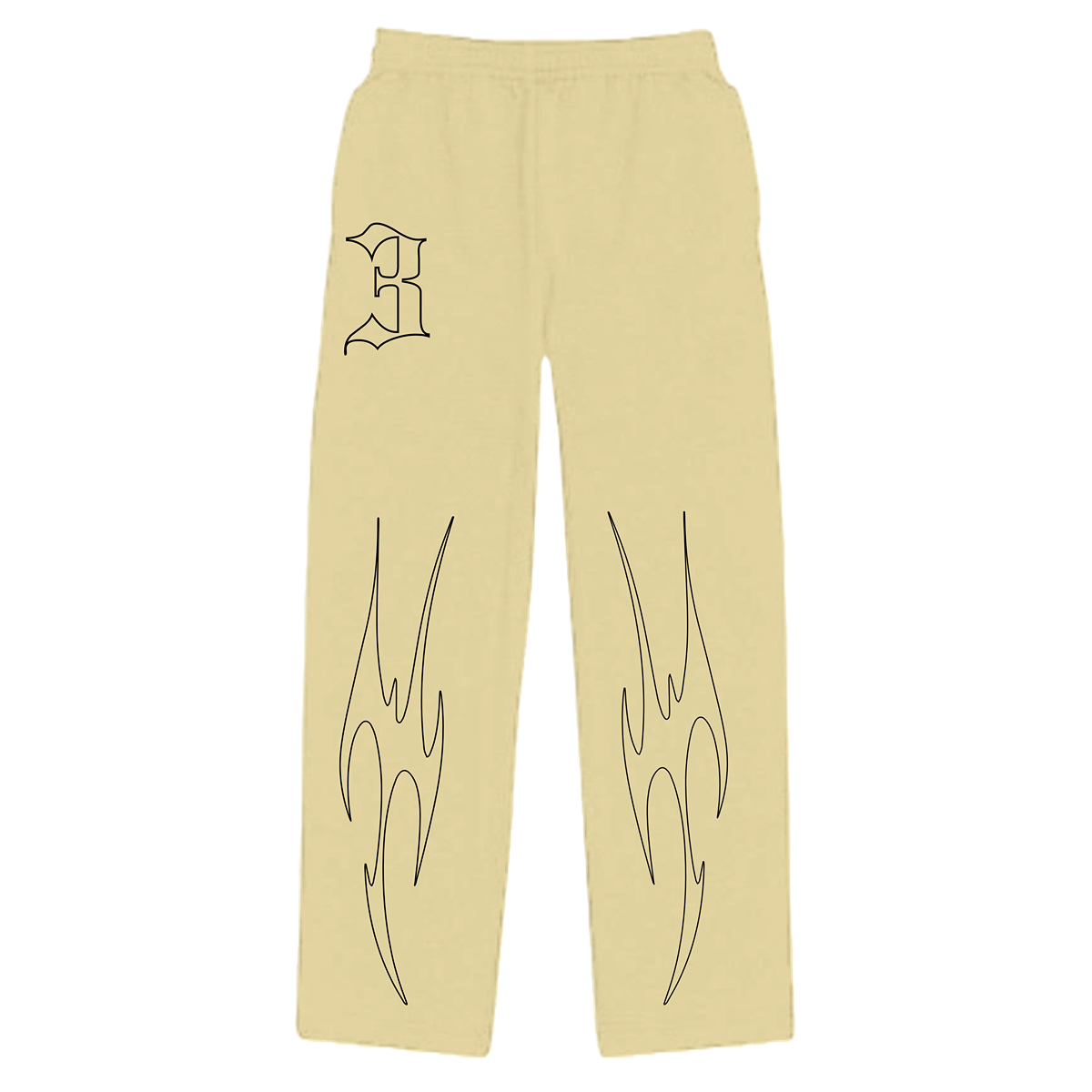 Cream Sweatpants