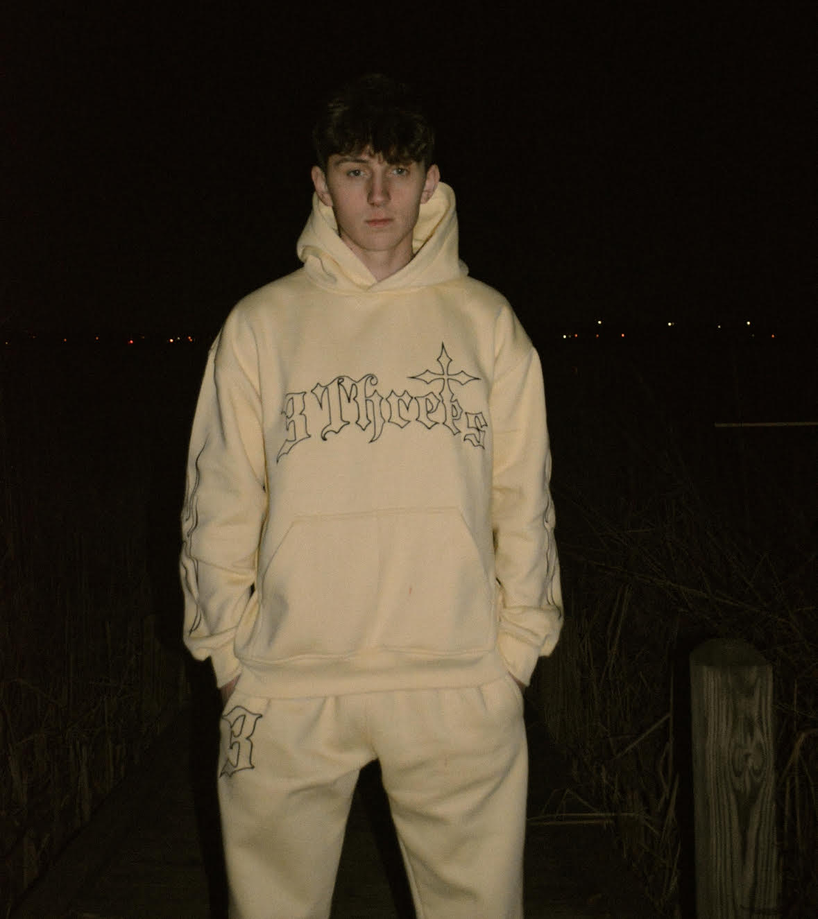 Cream Hoodie